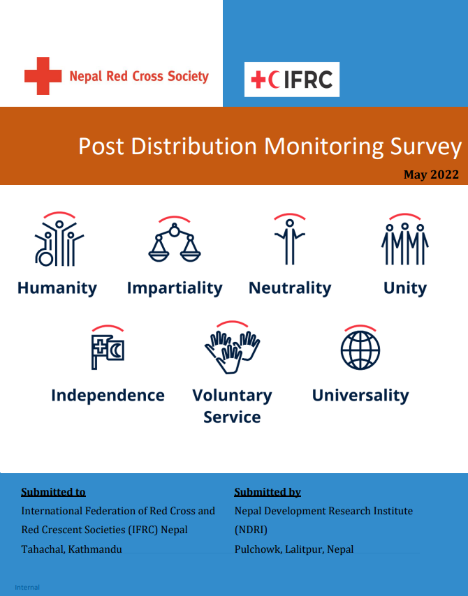 Post Distribution Monitoring Survey (May 2022)