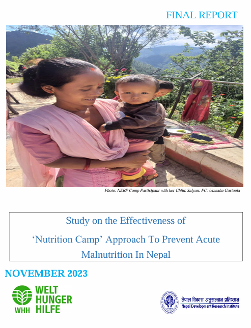 Study on the Effectiveness of  ‘Nutrition Camp’ Approach To Prevent Acute Malnutrition In Nepal